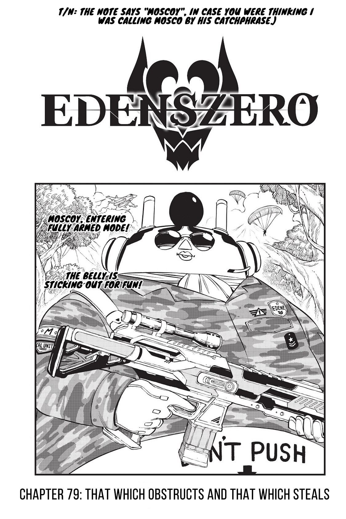 Eden's Zero Chapter 79 page 1 - Chapter 79: That Which Obstructs and That Which Steals