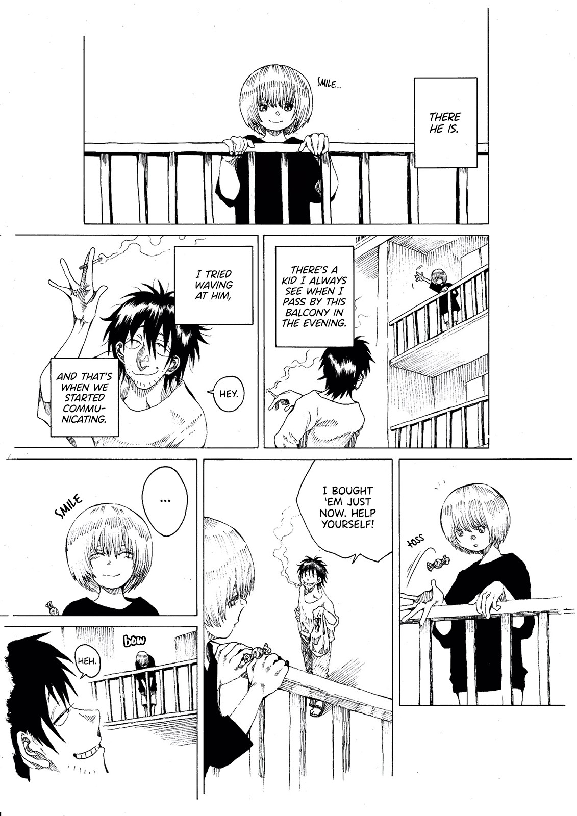Edogawa Osamu's Anthology Chapter 2 page 1 - Chapter 2: The Kid on the Balcony