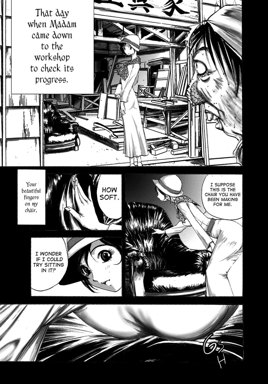 Edogawa Ranpo Ijinkan Chapter 2 page 11 - Chapter 2 : Seat Man - Human Chair