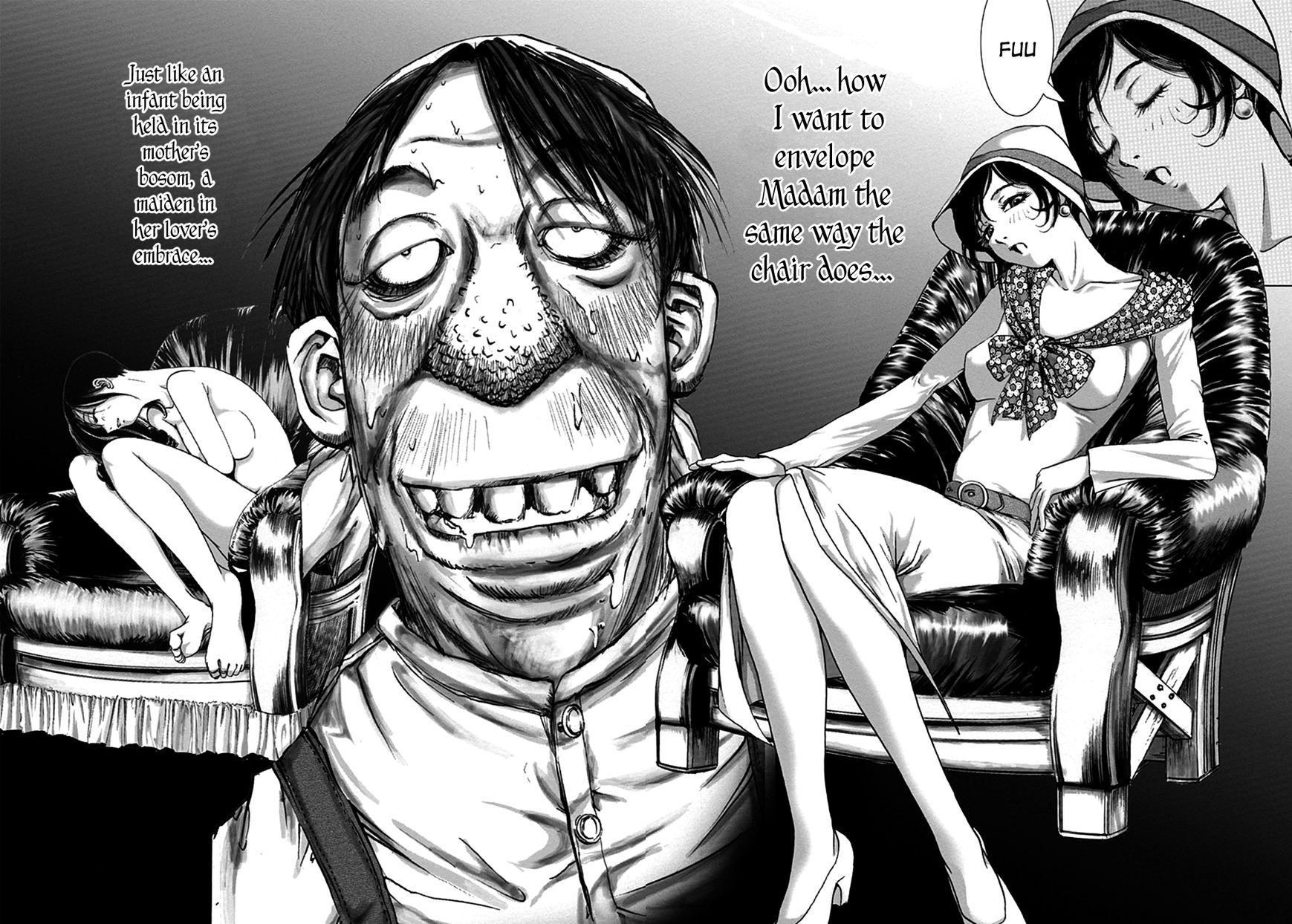 Edogawa Ranpo Ijinkan Chapter 2 page 12 - Chapter 2 : Seat Man - Human Chair