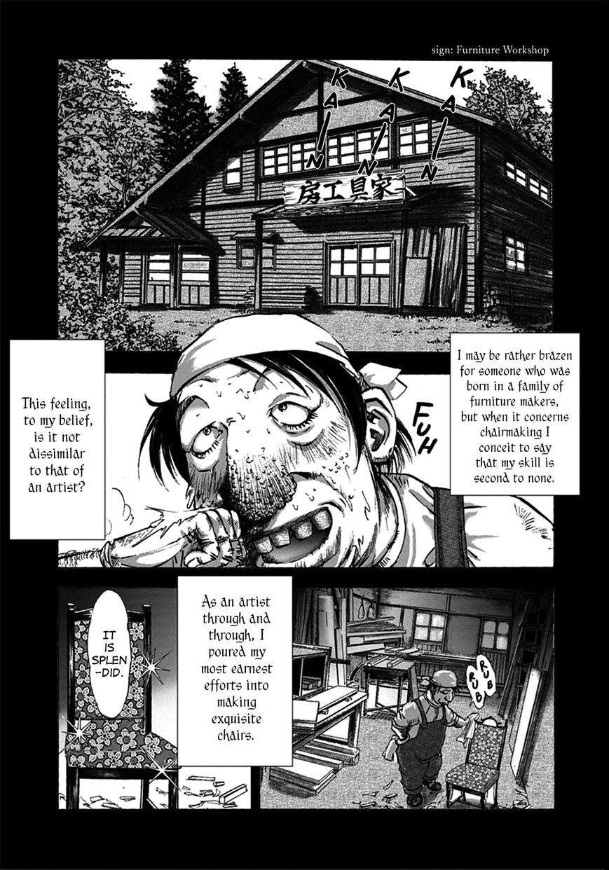 Edogawa Ranpo Ijinkan Chapter 2 page 6 - Chapter 2 : Seat Man - Human Chair