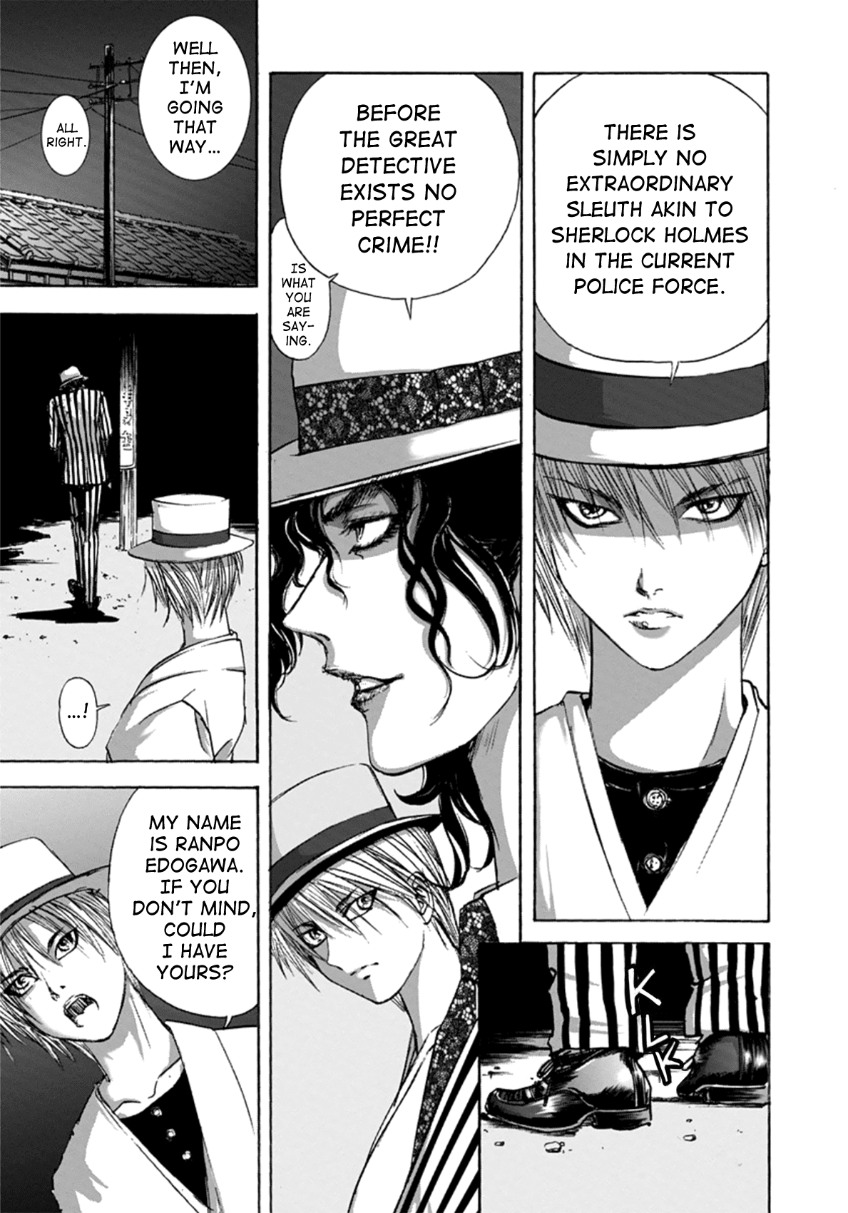 Edogawa Ranpo Ijinkan Chapter 3 page 19 - Chapter 3 : Kogorou Akechi × Strangulation Man--Murder on D**** Hill (First Par...