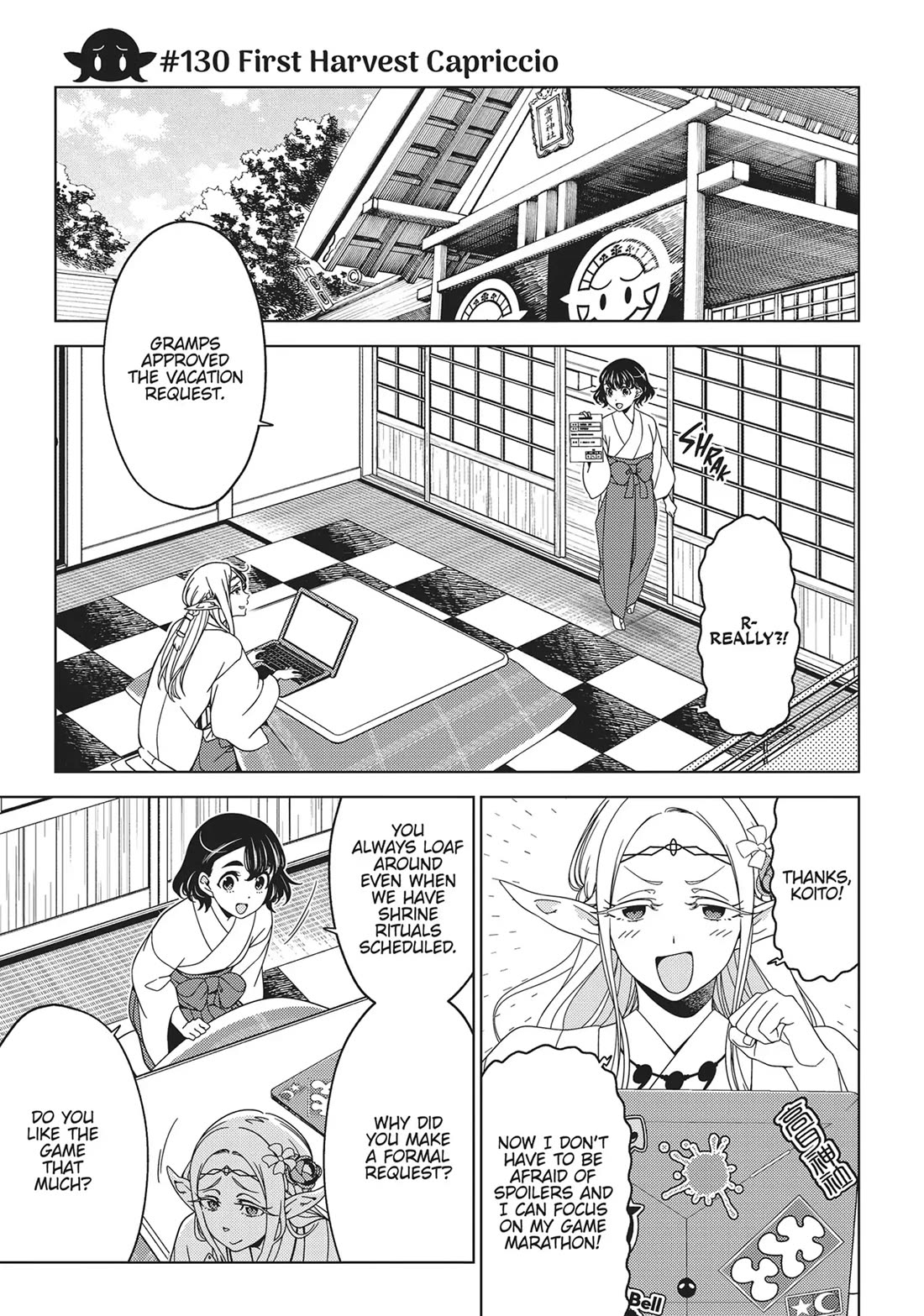 Edomae Elf Chapter 130 page 1 - Chapter 130