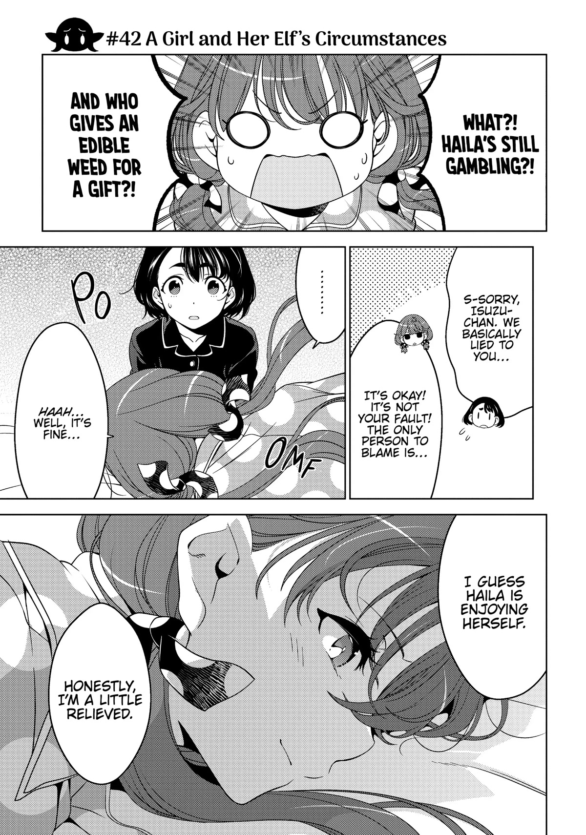 Edomae Elf Chapter 42 page 1 - Chapter 42
