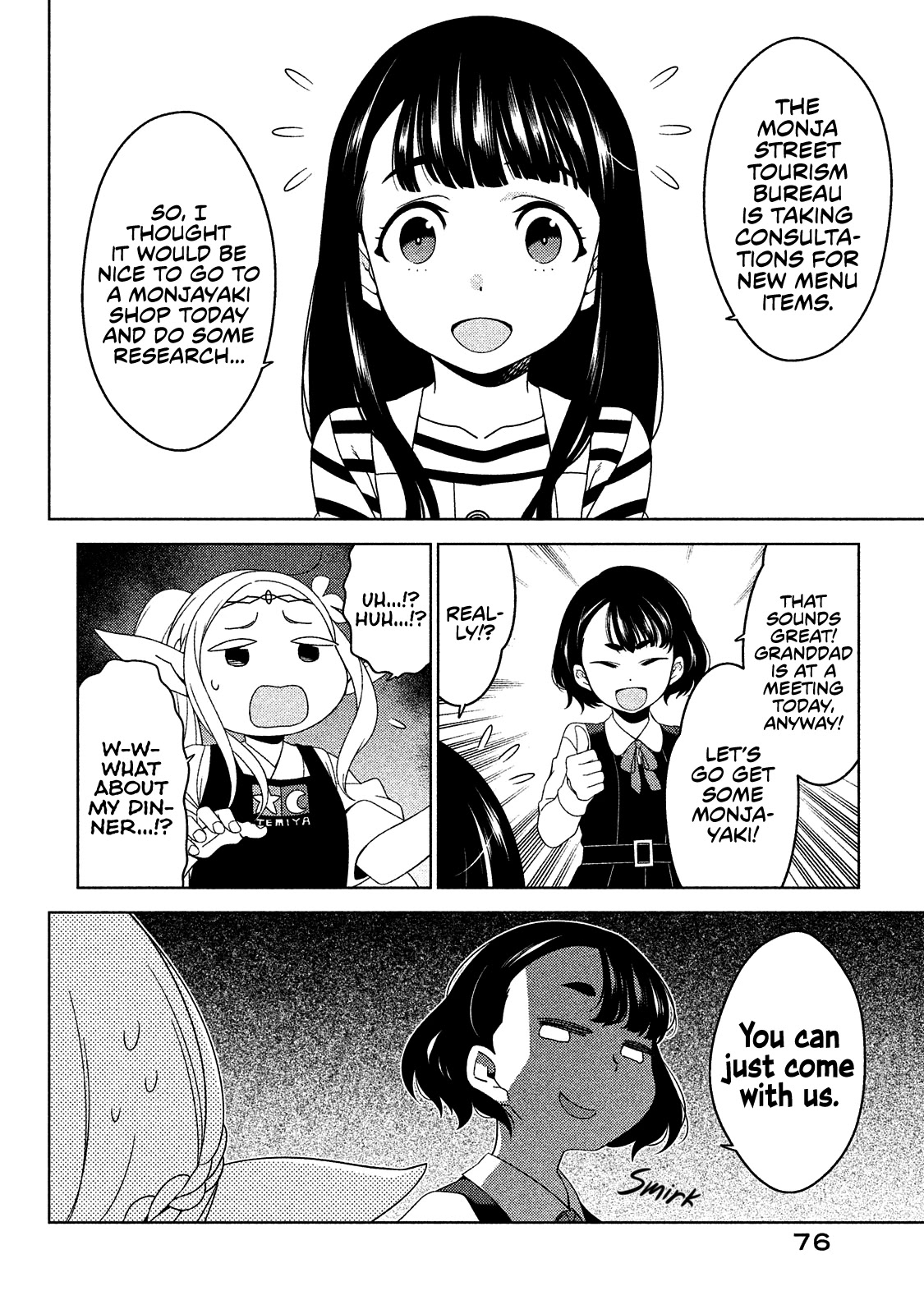Edomae Elf Chapter 6 page 6 - Chapter 6: Let's Go to Monja Street