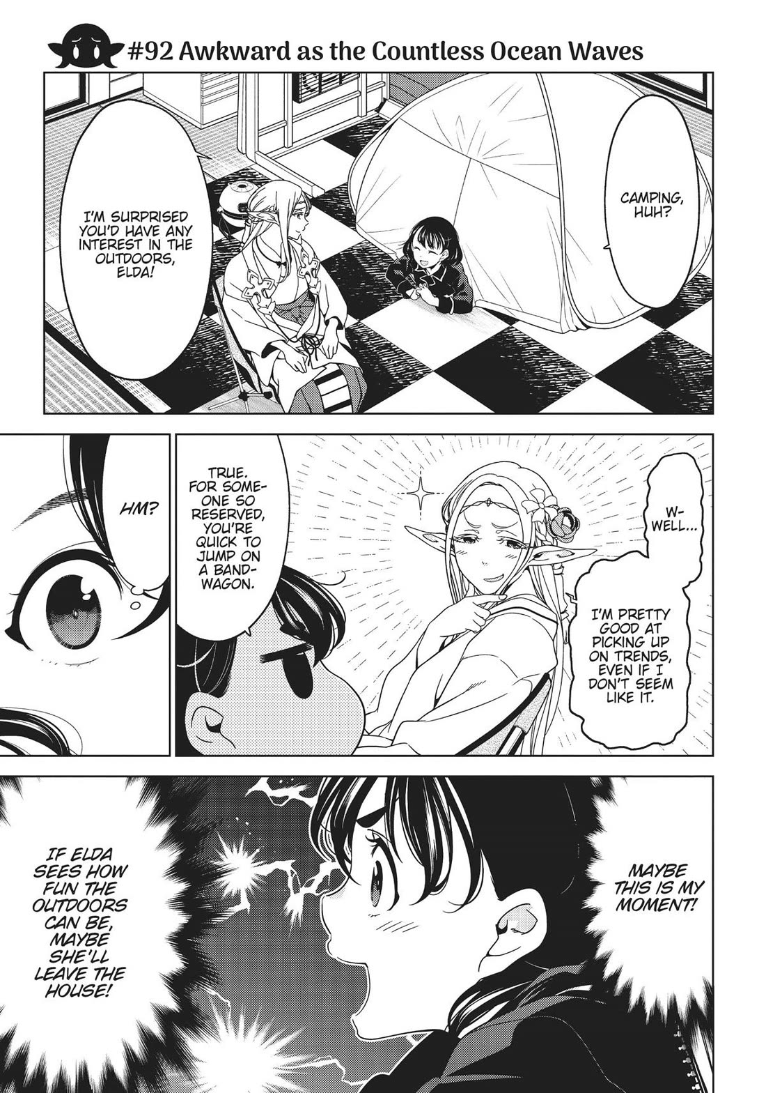 Edomae Elf Chapter 92 page 1 - Chapter 92