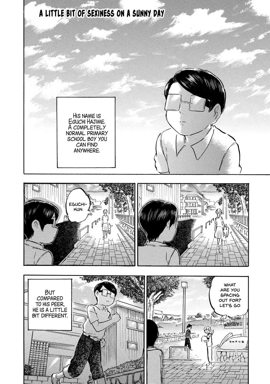 Eguchi-kun wa Minogasanai Chapter 1 page 3 - Chapter 1: A Little Bit of Sexiness on a Sunny Day