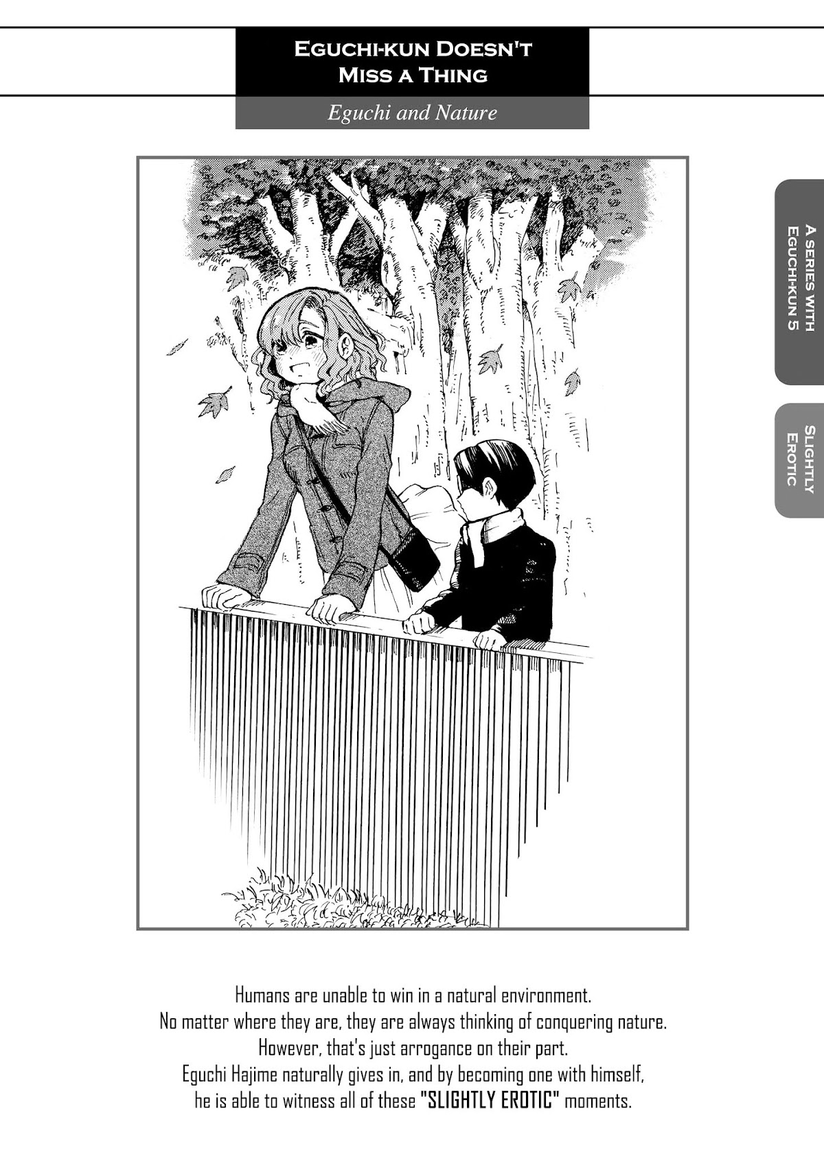 Eguchi-kun wa Minogasanai Chapter 6 page 1 - Chapter 6: Eguchi-kun And Nature