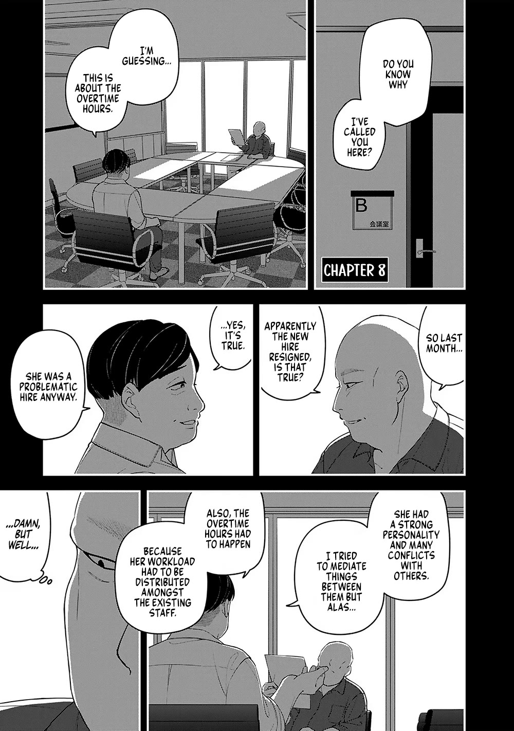Eh, Are You Seriously Going to Fire Me When I’ve Been Handling the Company’s In-House System as a One-Man Show? Chapter 8 page 1 - Chapter 8: + extra