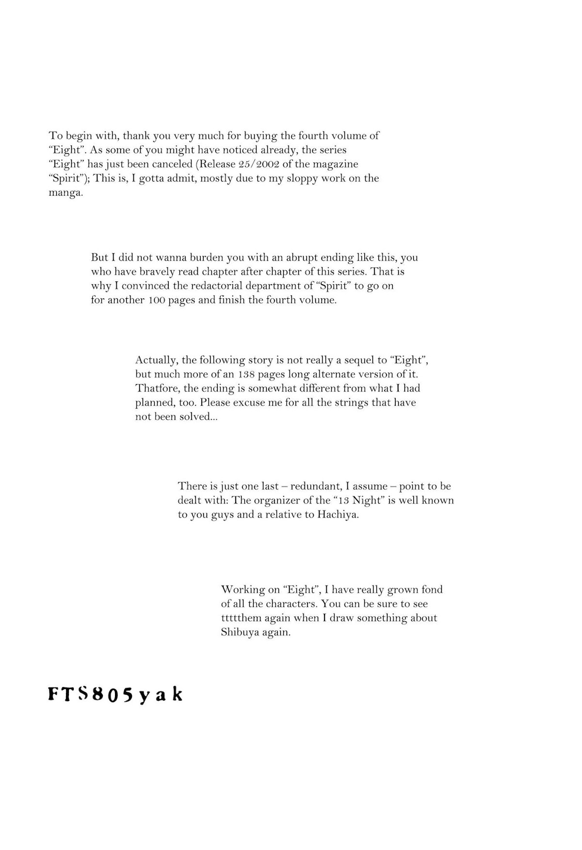 Eight Chapter 37.1 page 1 - Chapter 37.1: Counter
