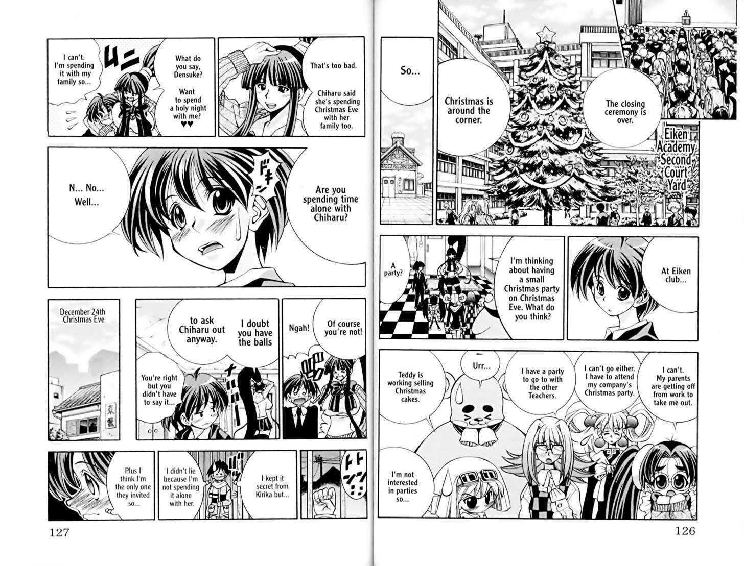 Eiken Chapter 32 page 2 - Chapter 32 : Attack! Densuke Mifune visit! Xmas Version