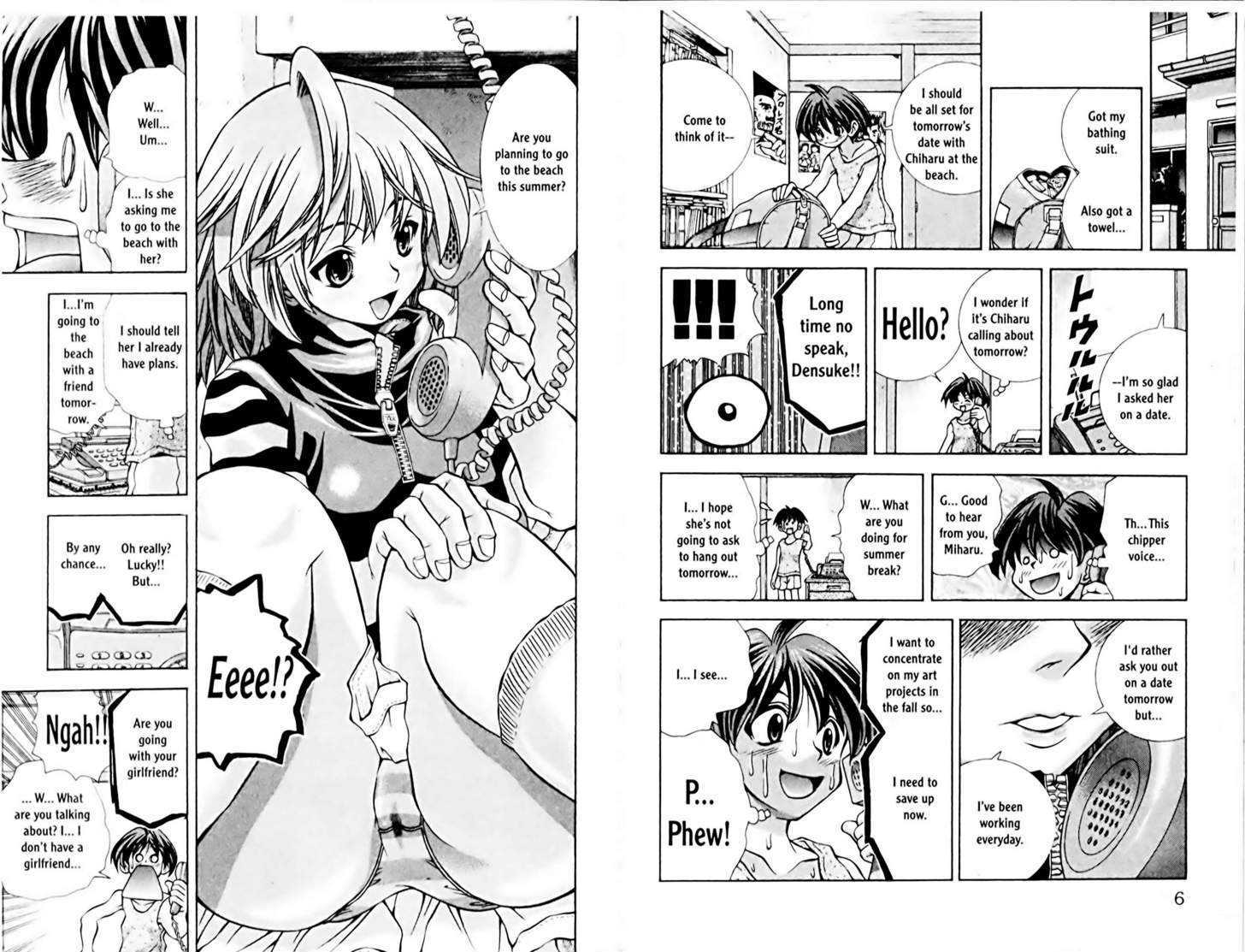 Eiken Chapter 62 page 6 - Chapter 62 : A wet Beach Date with Chiharu