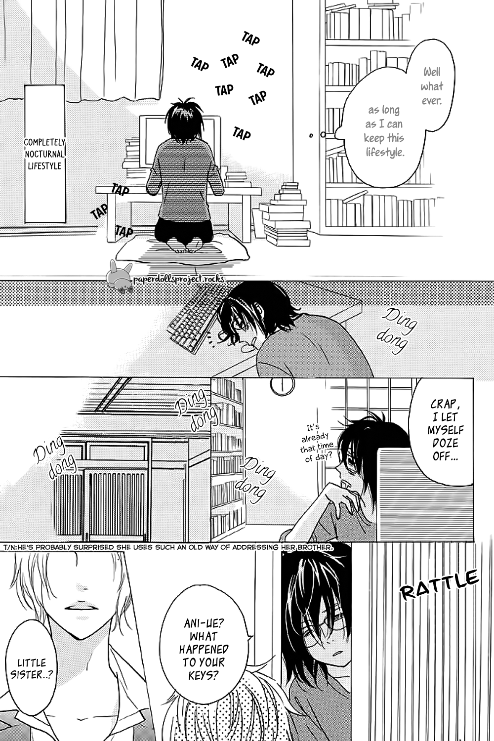 Eikyuu Shimei Onegai Shimasu! Chapter 1.2 page 17 - Chapter 1 v2 : The finest men and me, the social recluse.