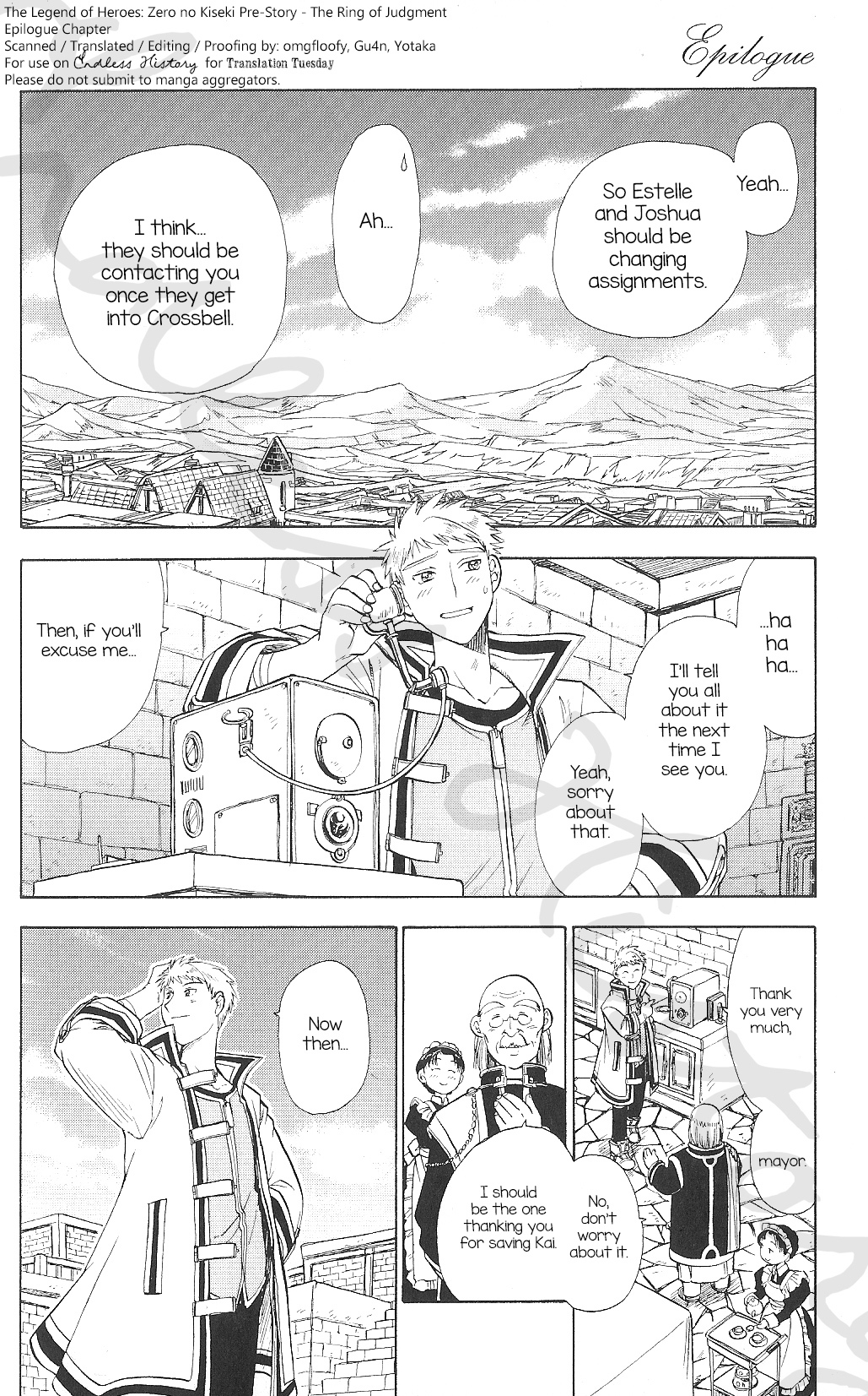 Eiyuu Densetsu: Rei no Kiseki Play Story - Shinpan no Yubiwa Chapter 5 page 1 - Chapter 5