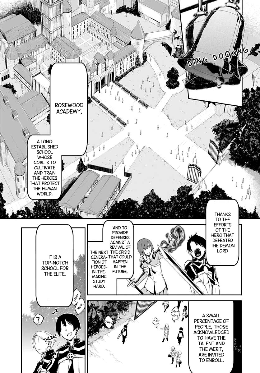 Eiyuu Kyoushitsu - Honoo no Jotei Chapter 1 page 10 - Chapter 1: Transfer Student