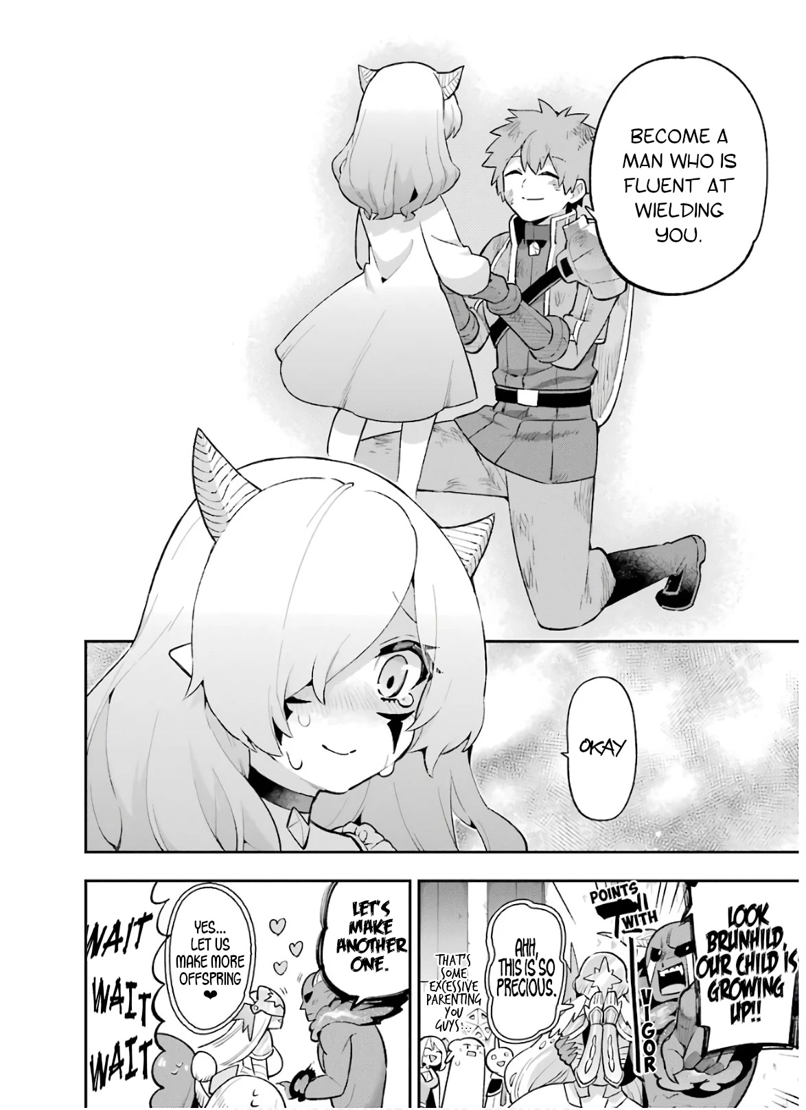 Eiyuu Kyoushitsu Chapter 10.31 page 38 - Vol.10 Chapter 31: Demon Sword Baby