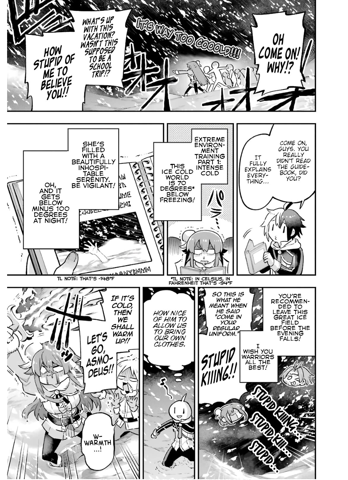 Eiyuu Kyoushitsu Chapter 10.33 page 23 - Vol.10 Chapter 33: The Extreme Environment Training That Goes By The Name 'School Trip'