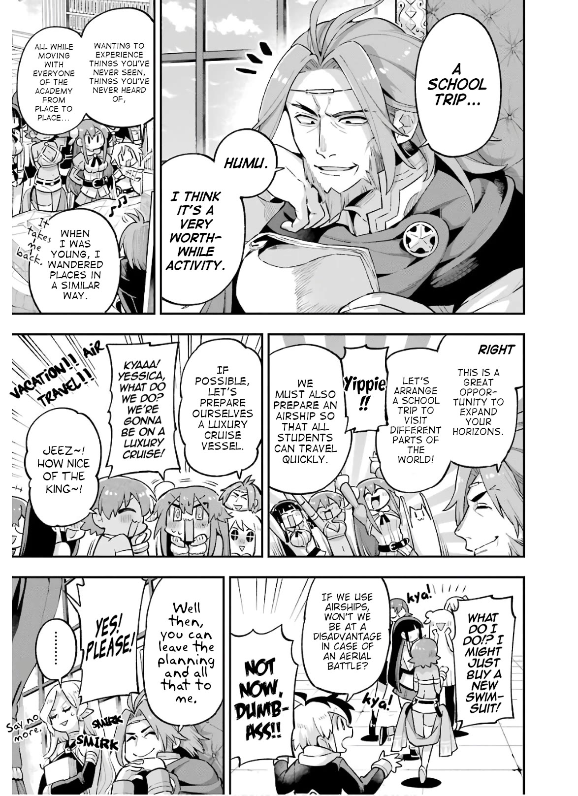 Eiyuu Kyoushitsu Chapter 10.33 page 4 - Vol.10 Chapter 33: The Extreme Environment Training That Goes By The Name 'School Trip'