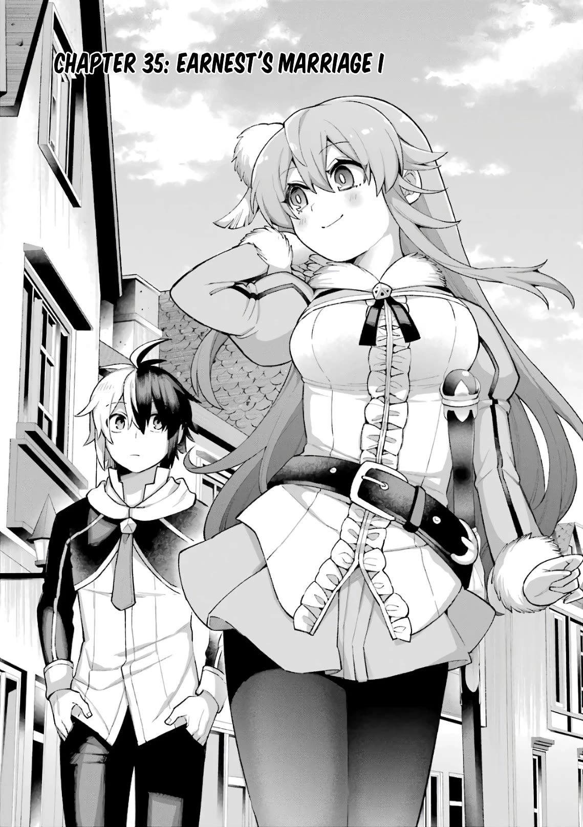 Eiyuu Kyoushitsu Chapter 11.35-1 page 1 - Vol.11 Chapter 35.1: Earnest's Marriage I