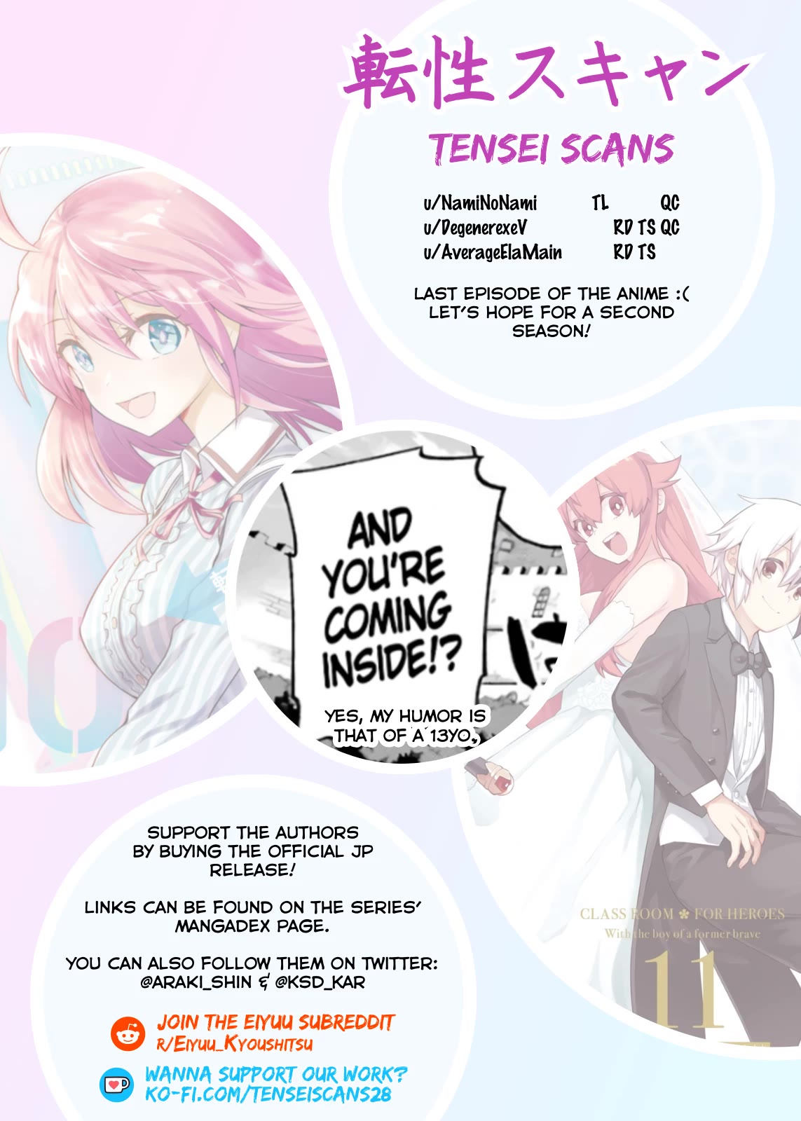 Eiyuu Kyoushitsu Chapter 11.35-1 page 44 - Vol.11 Chapter 35.1: Earnest's Marriage I
