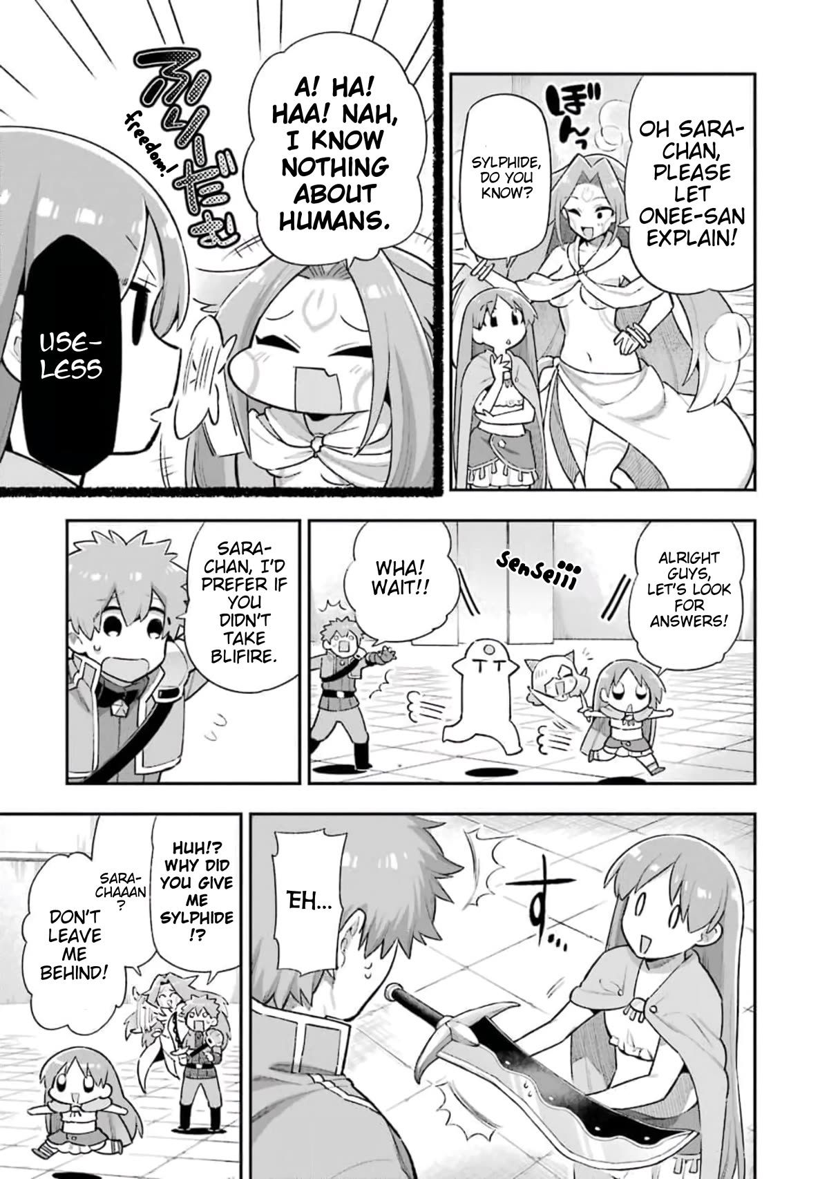 Eiyuu Kyoushitsu Chapter 12.37 page 13 - Vol.12 Chapter 37: Sara's Maiden Training