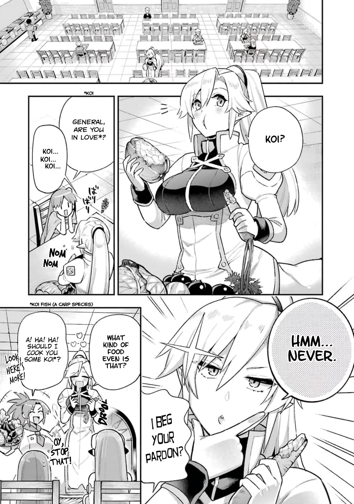 Eiyuu Kyoushitsu Chapter 12.37 page 21 - Vol.12 Chapter 37: Sara's Maiden Training