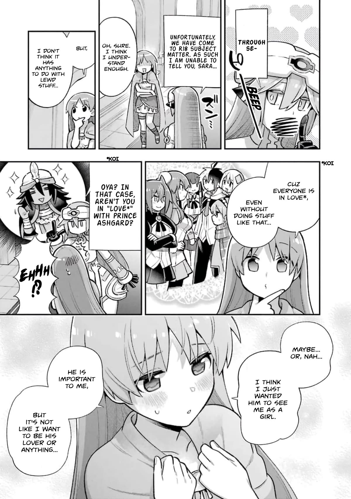 Eiyuu Kyoushitsu Chapter 12.37 page 29 - Vol.12 Chapter 37: Sara's Maiden Training