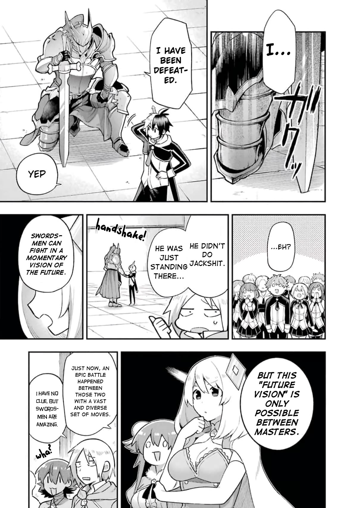 Eiyuu Kyoushitsu Chapter 12.37 page 7 - Vol.12 Chapter 37: Sara's Maiden Training