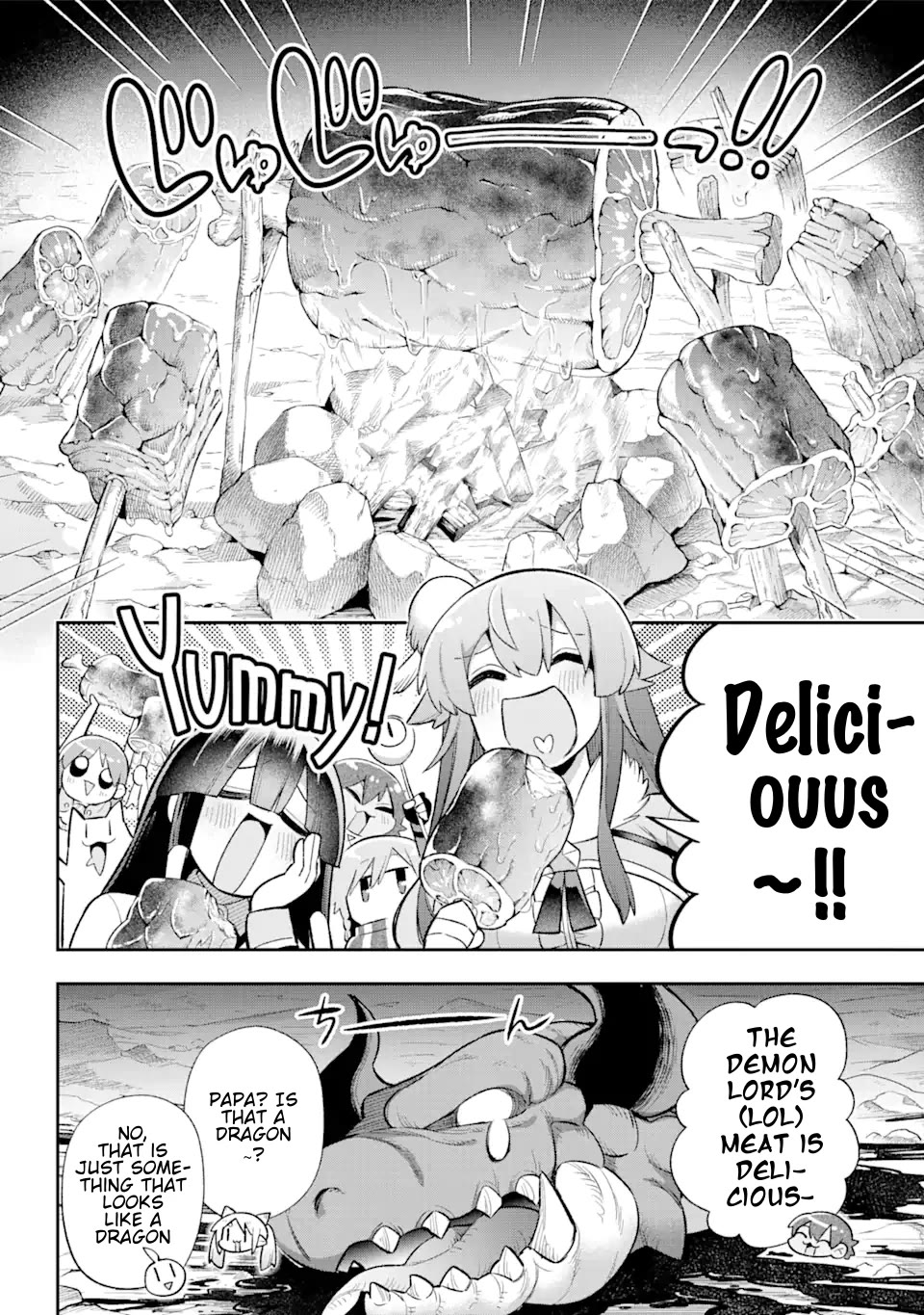 Eiyuu Kyoushitsu Chapter 12.39-2 page 22 - Vol.12 Chapter 39.2: The Demon Lord's Homecoming