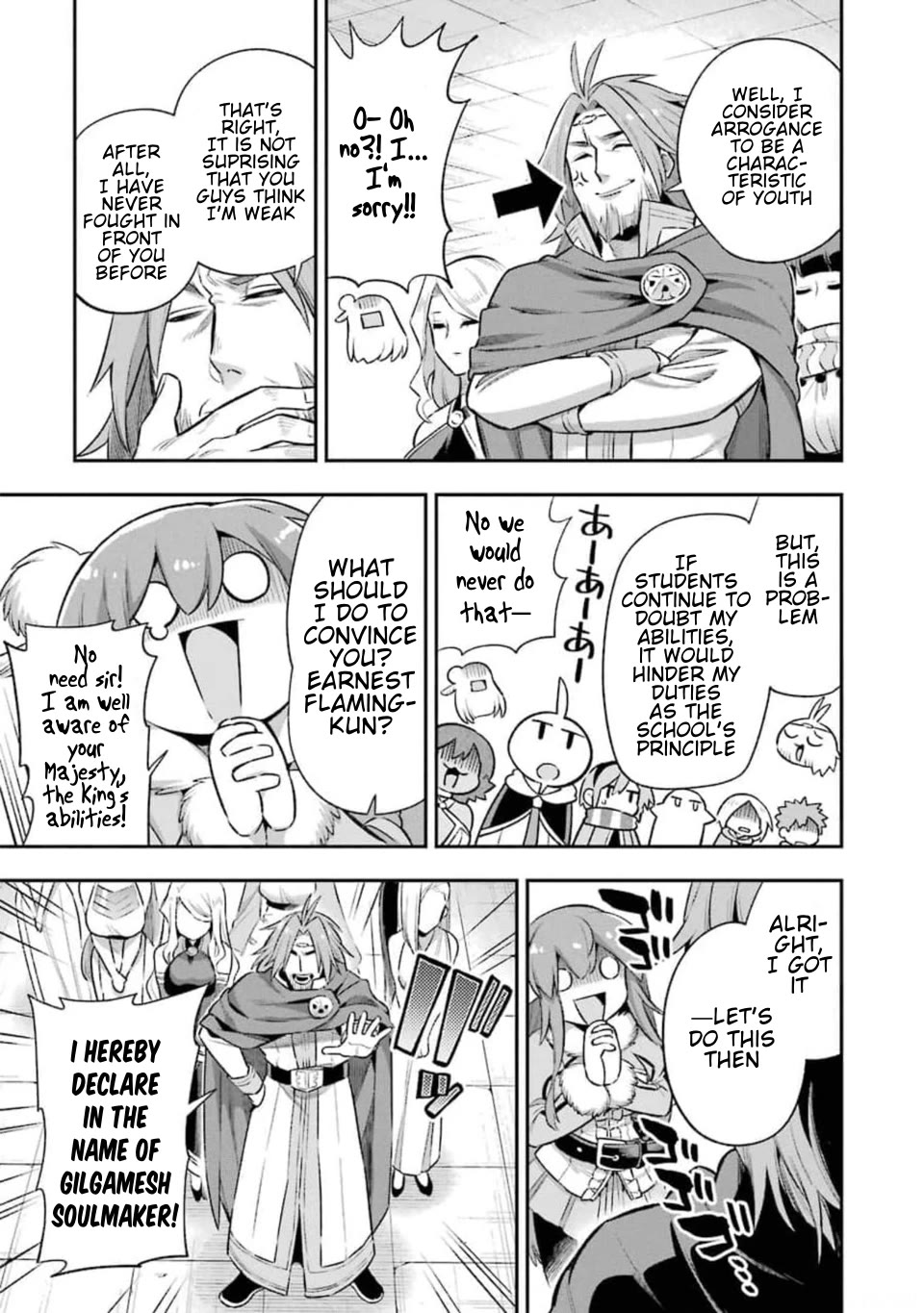 Eiyuu Kyoushitsu Chapter 13.41 page 12 - Vol.13 Chapter 41: One Versus One Against The King