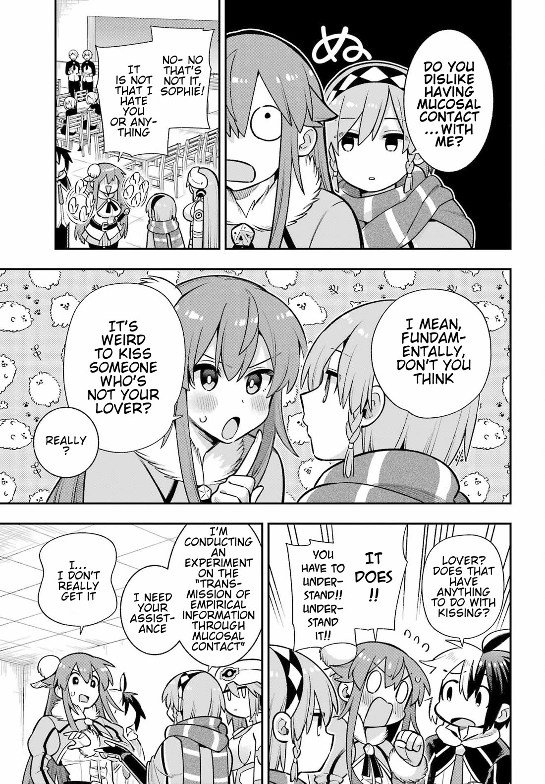 Eiyuu Kyoushitsu Chapter 17.56 page 13 - Vol.17 Chapter 56: Kissing Sophie