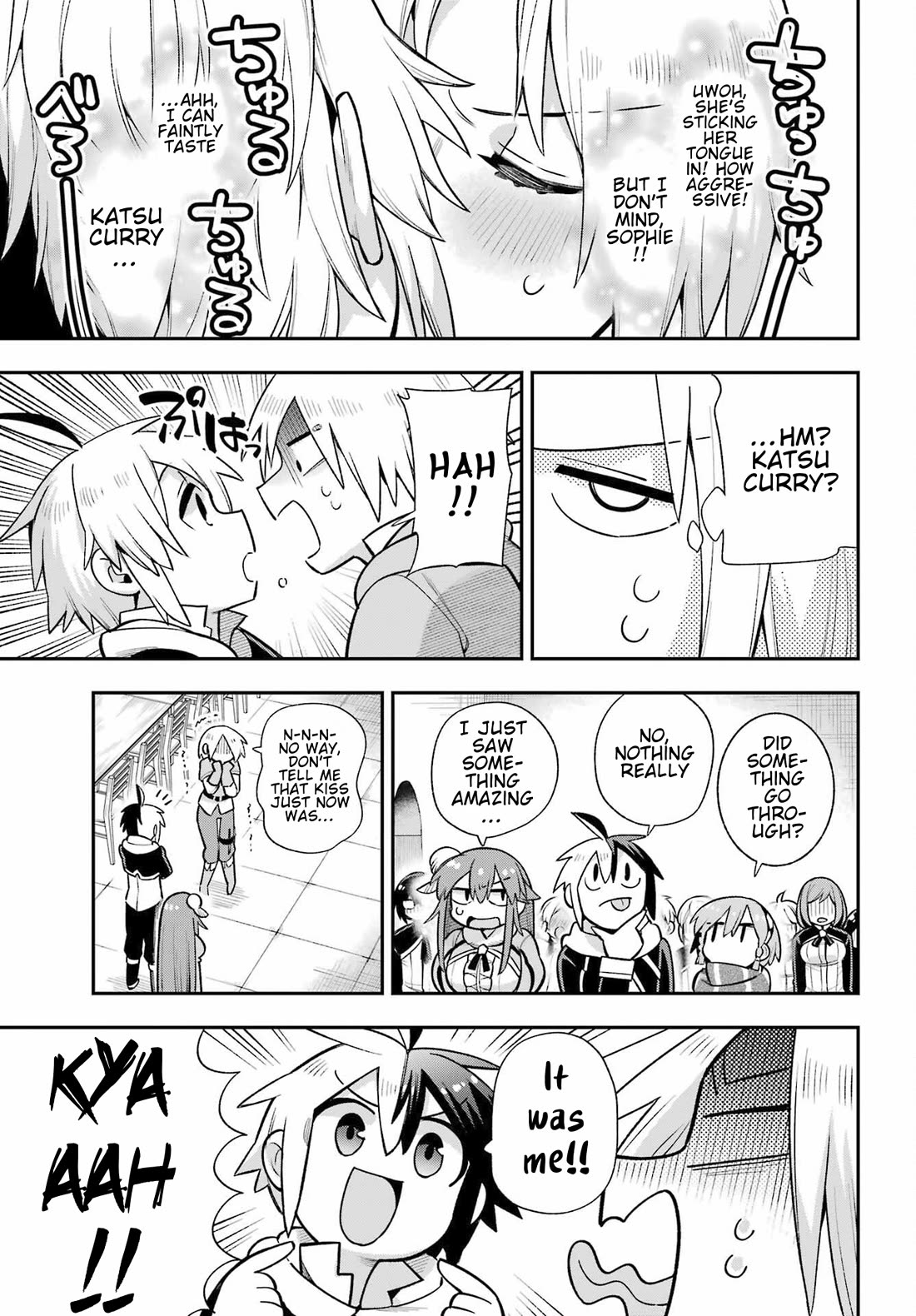 Eiyuu Kyoushitsu Chapter 17.56 page 19 - Vol.17 Chapter 56: Kissing Sophie