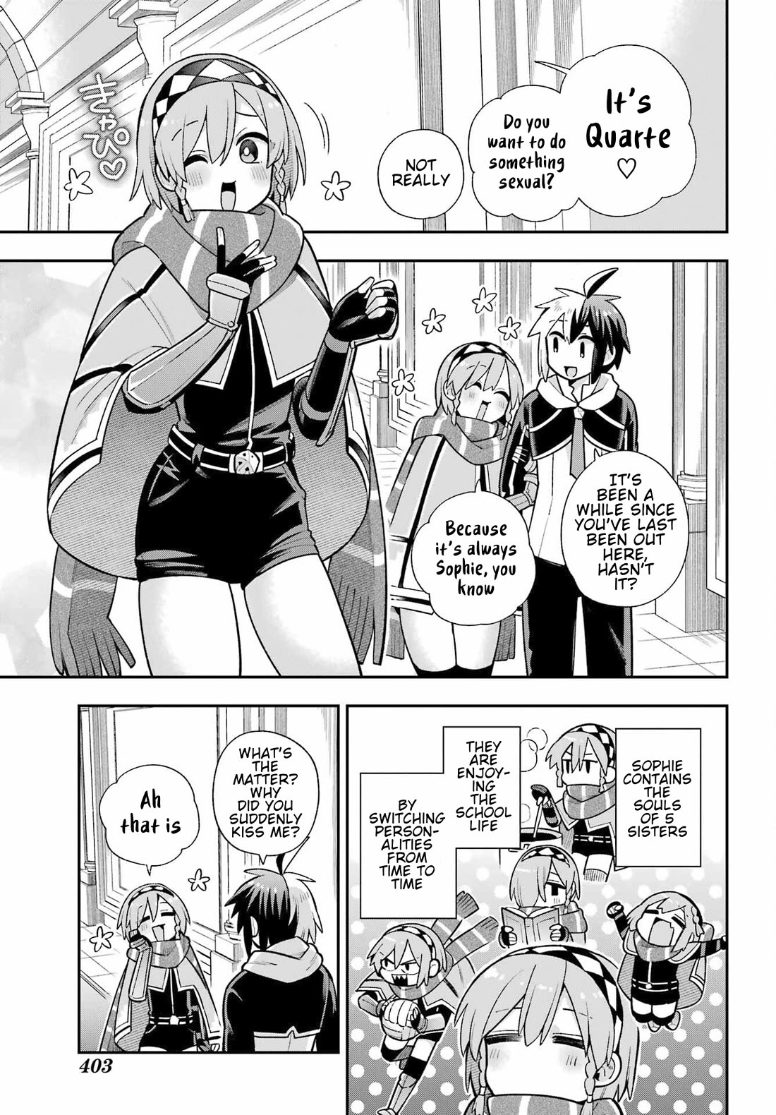 Eiyuu Kyoushitsu Chapter 17.56 page 3 - Vol.17 Chapter 56: Kissing Sophie
