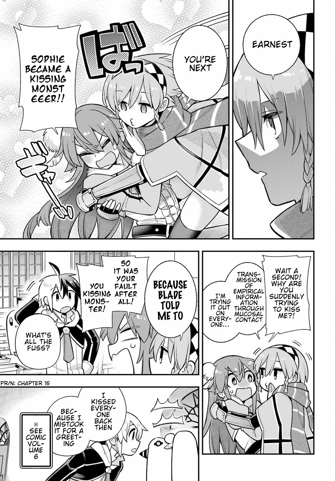 Eiyuu Kyoushitsu Chapter 17.56 page 9 - Vol.17 Chapter 56: Kissing Sophie