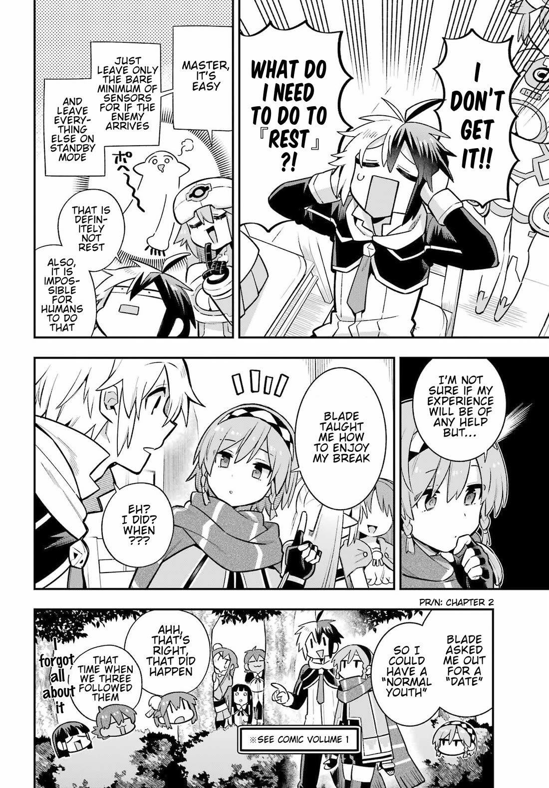 Eiyuu Kyoushitsu Chapter 18.59 page 11 - Vol.18 Chapter 59: Blade's Day Off