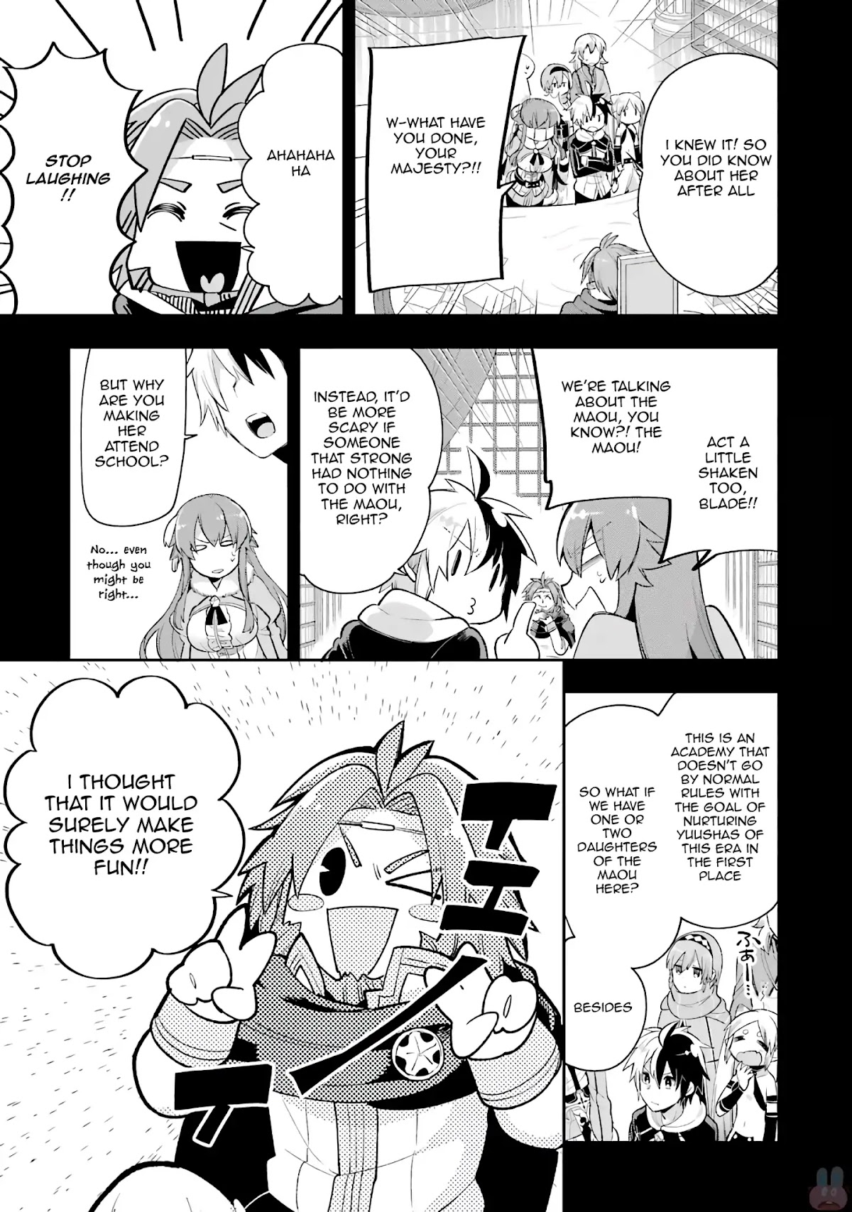 Eiyuu Kyoushitsu Chapter 3.5-2 page 22 - Vol.3 Chapter 5.2: The Demon Lord's Descendant II