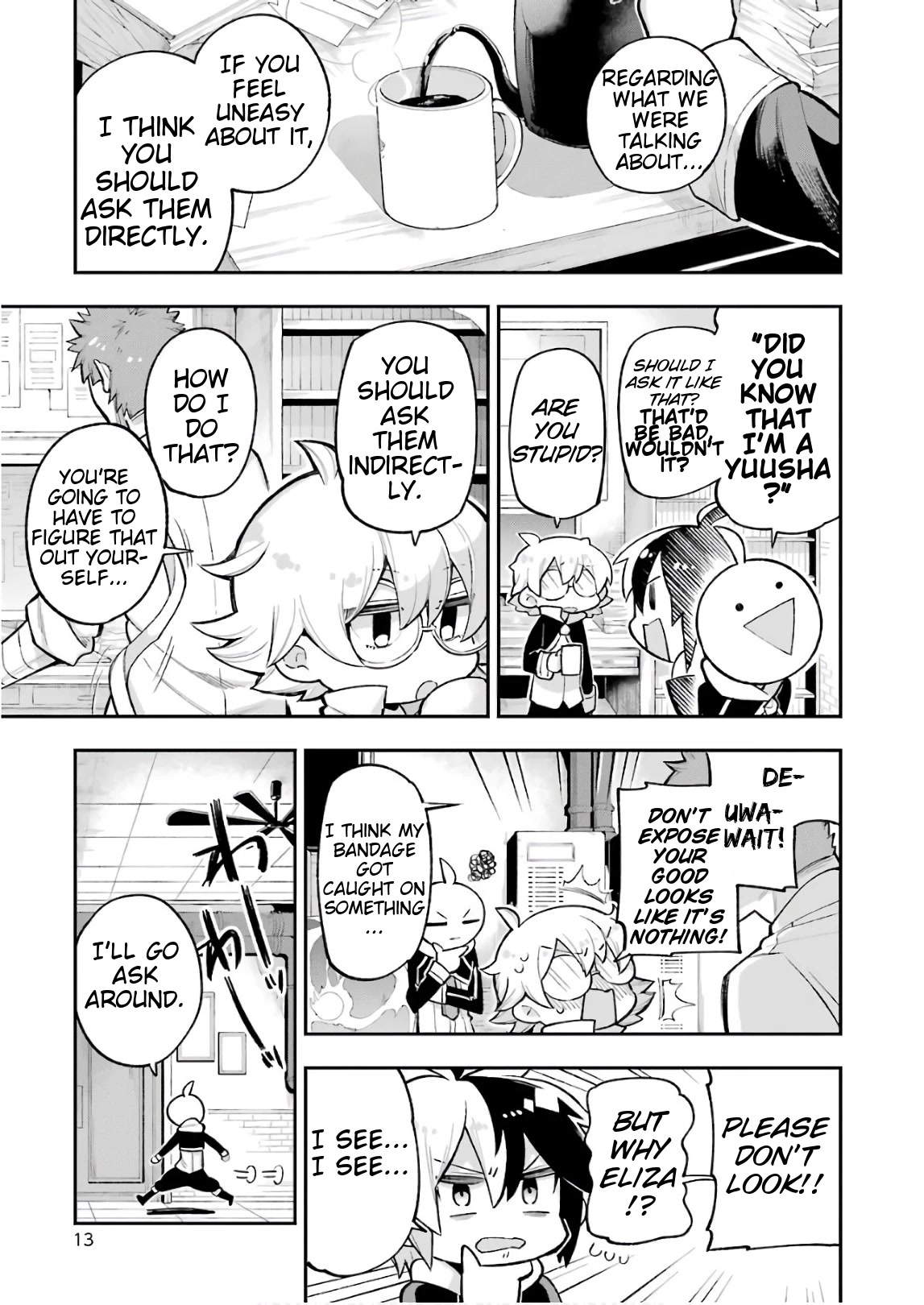 Eiyuu Kyoushitsu Chapter 7.19 page 14 - Vol.7 Chapter 19: Did they find out?