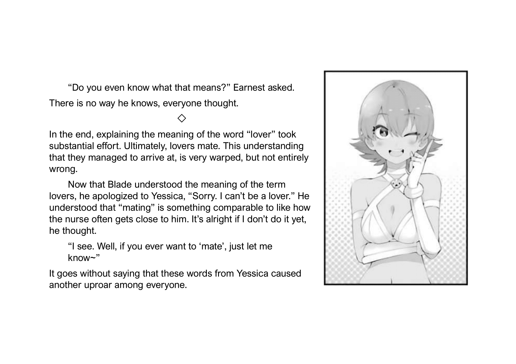 Eiyuu Kyoushitsu Chapter 7.23-11 page 25 - Vol.7 Chapter 23.11: Special Chapter: Yessica's Feelings + Volume 7 Extras
