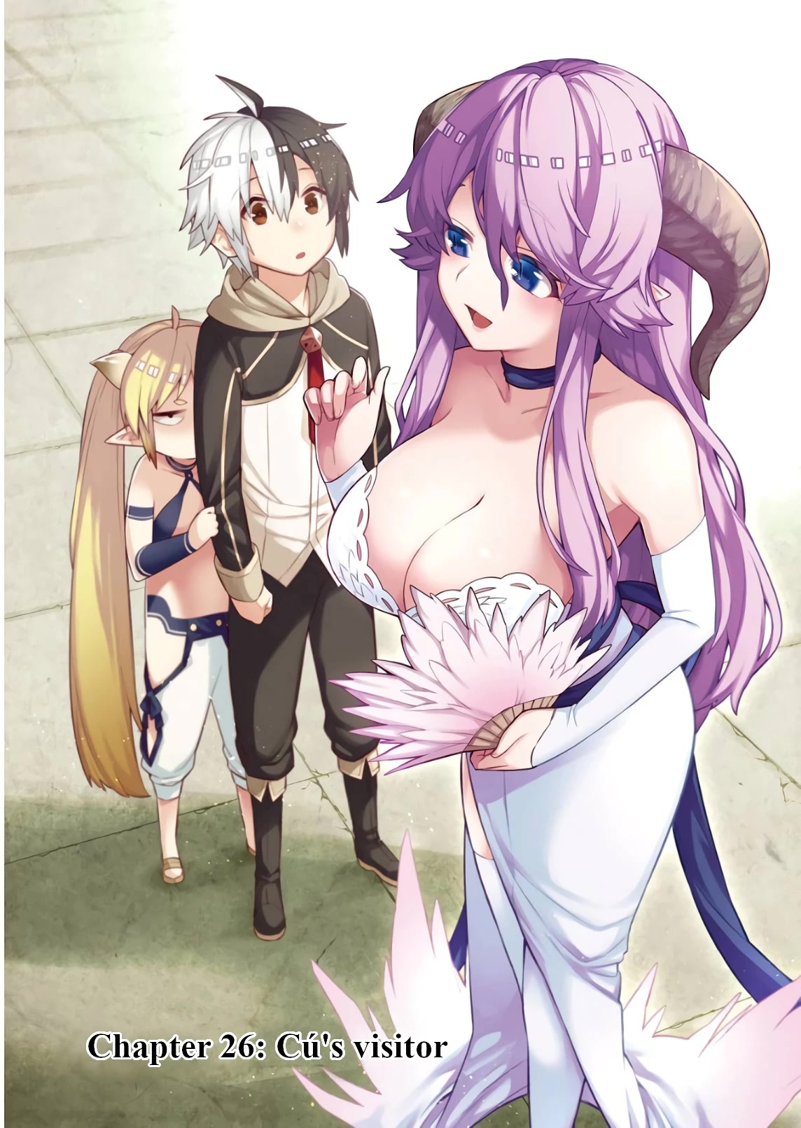 Eiyuu Kyoushitsu Chapter 8.26 page 1 - Vol.8 Chapter 26: Cú's Visitor