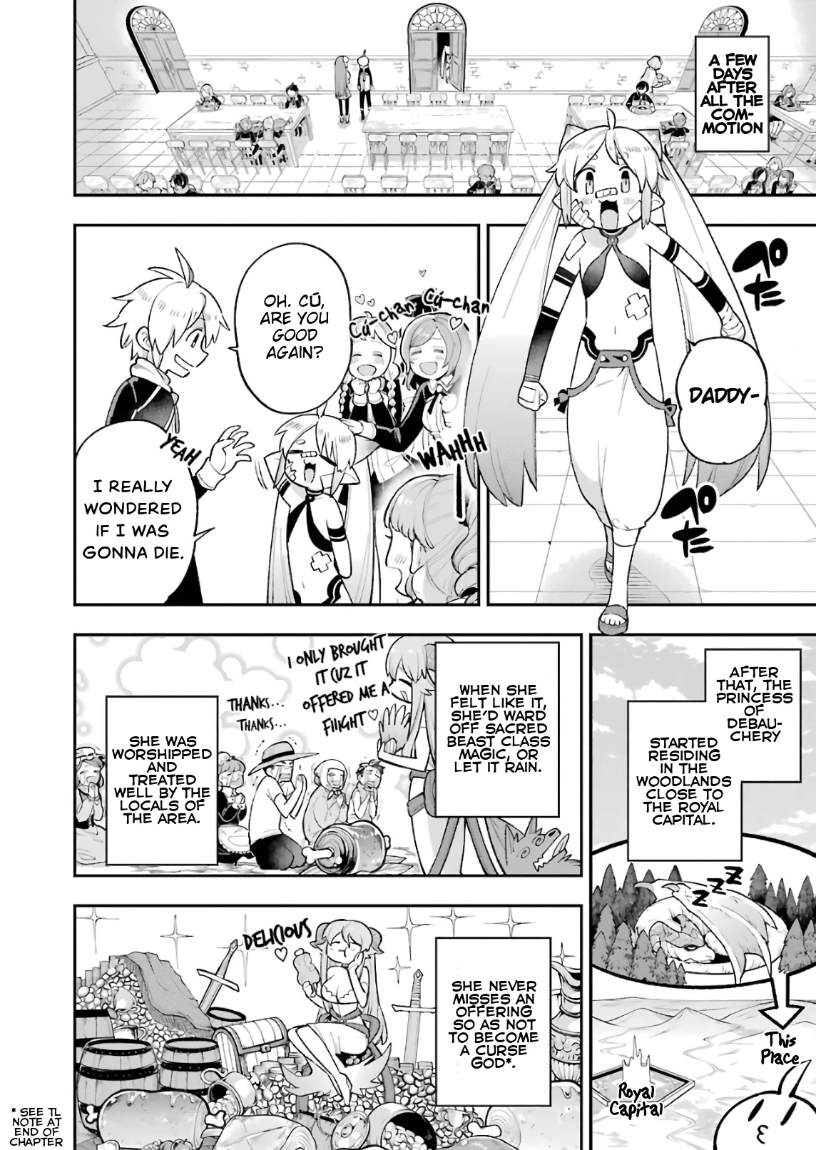 Eiyuu Kyoushitsu Chapter 8.26 page 52 - Vol.8 Chapter 26: Cú's Visitor