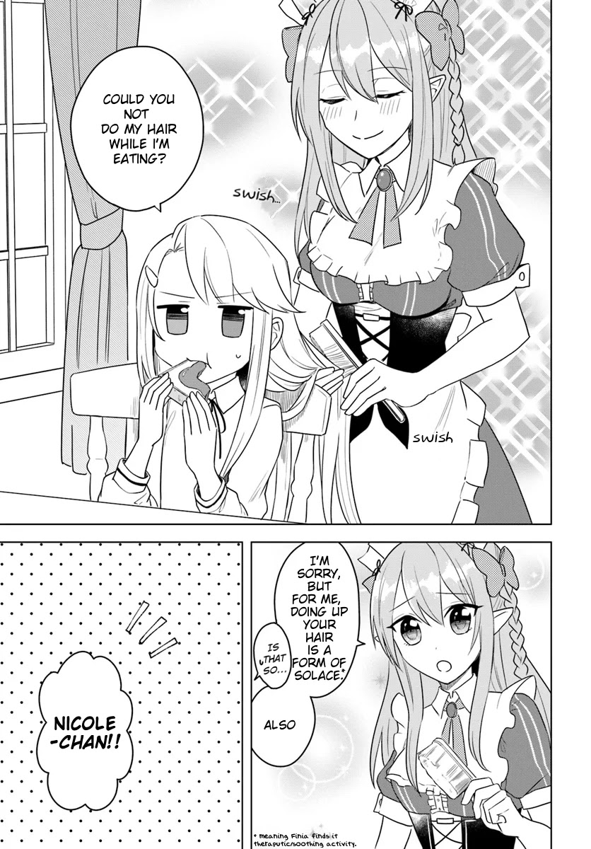 Eiyuu no Musume to Shite Umarekawatta Eiyuu wa Futatabi Eiyuu o Mezasu Chapter 13.1 page 10 - Chapter 13.1: The School Entrance Ceremony Intrigue