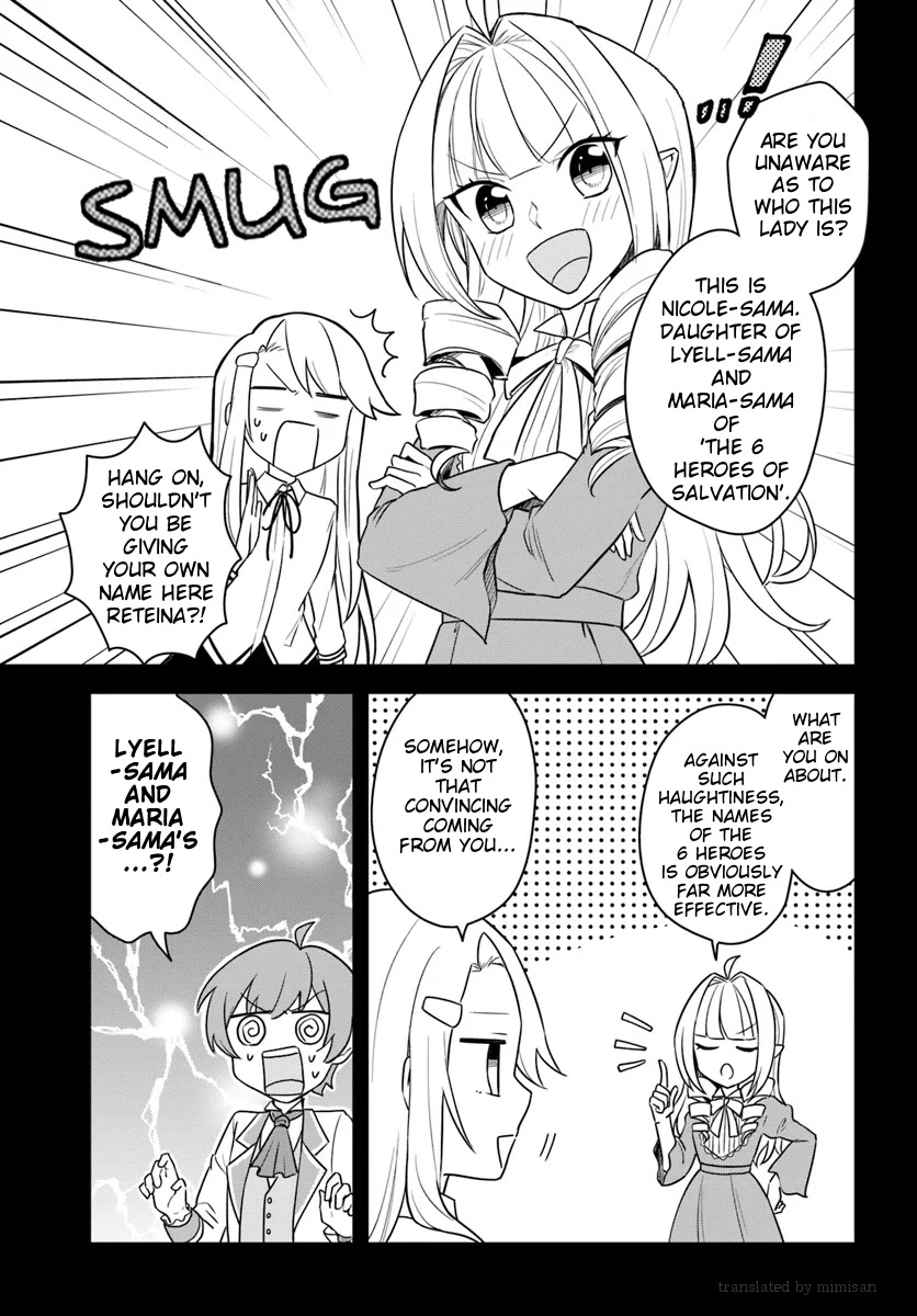 Eiyuu no Musume to Shite Umarekawatta Eiyuu wa Futatabi Eiyuu o Mezasu Chapter 13.1 page 8 - Chapter 13.1: The School Entrance Ceremony Intrigue