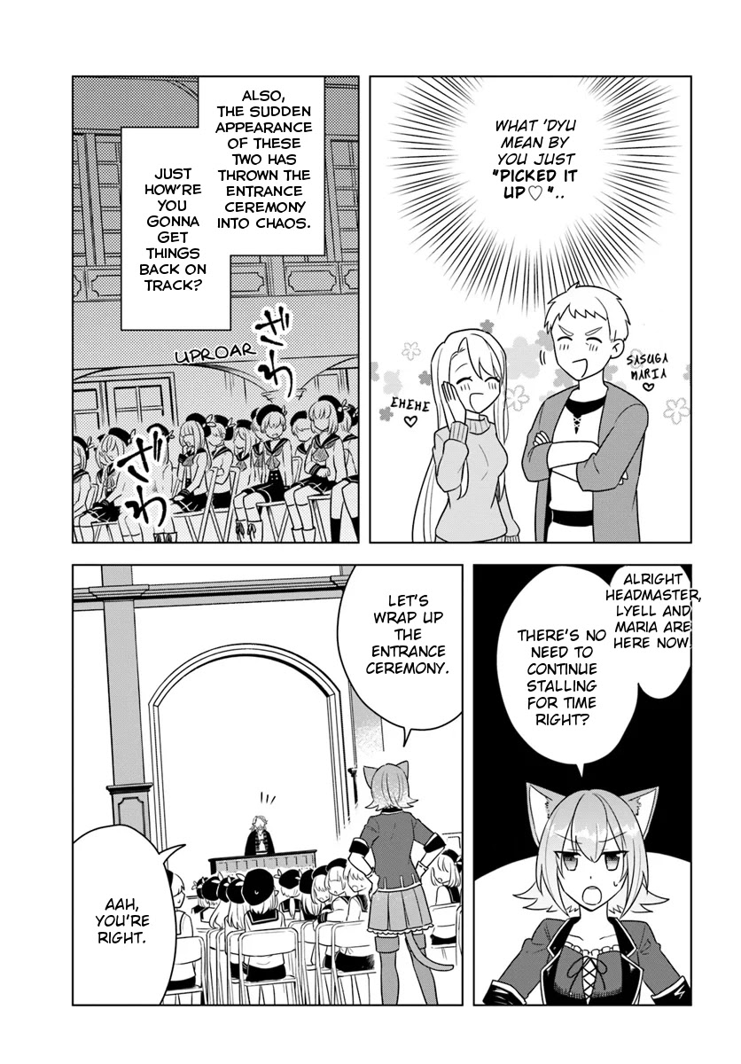 Eiyuu no Musume to Shite Umarekawatta Eiyuu wa Futatabi Eiyuu o Mezasu Chapter 13.2 page 8 - Chapter 13.2: The School Entrance Ceremony Intrigue (continued)