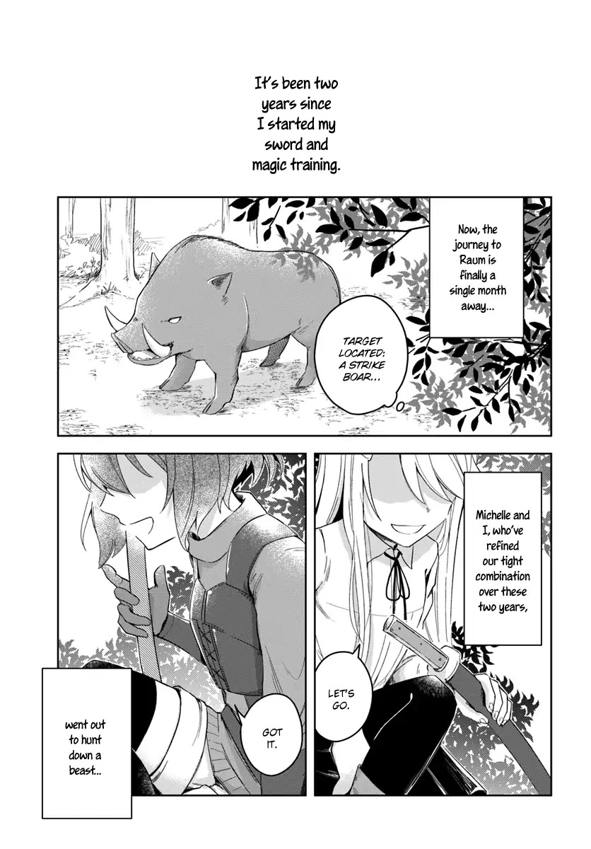 Eiyuu no Musume to Shite Umarekawatta Eiyuu wa Futatabi Eiyuu o Mezasu Chapter 6 page 1 - Chapter 6: The Morning of Departure