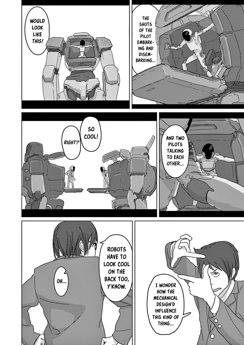 Eizouken ni wa Te wo Dasu na! Chapter 10 page 16 - Chapter 10: Construction Of A Realistic Giant Fighting Robot!!