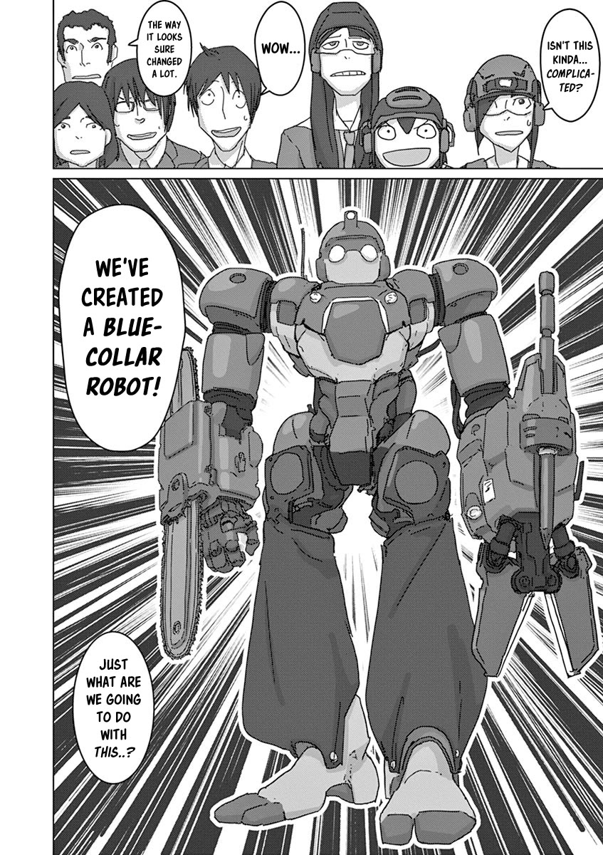 Eizouken ni wa Te wo Dasu na! Chapter 10 page 24 - Chapter 10: Construction Of A Realistic Giant Fighting Robot!!