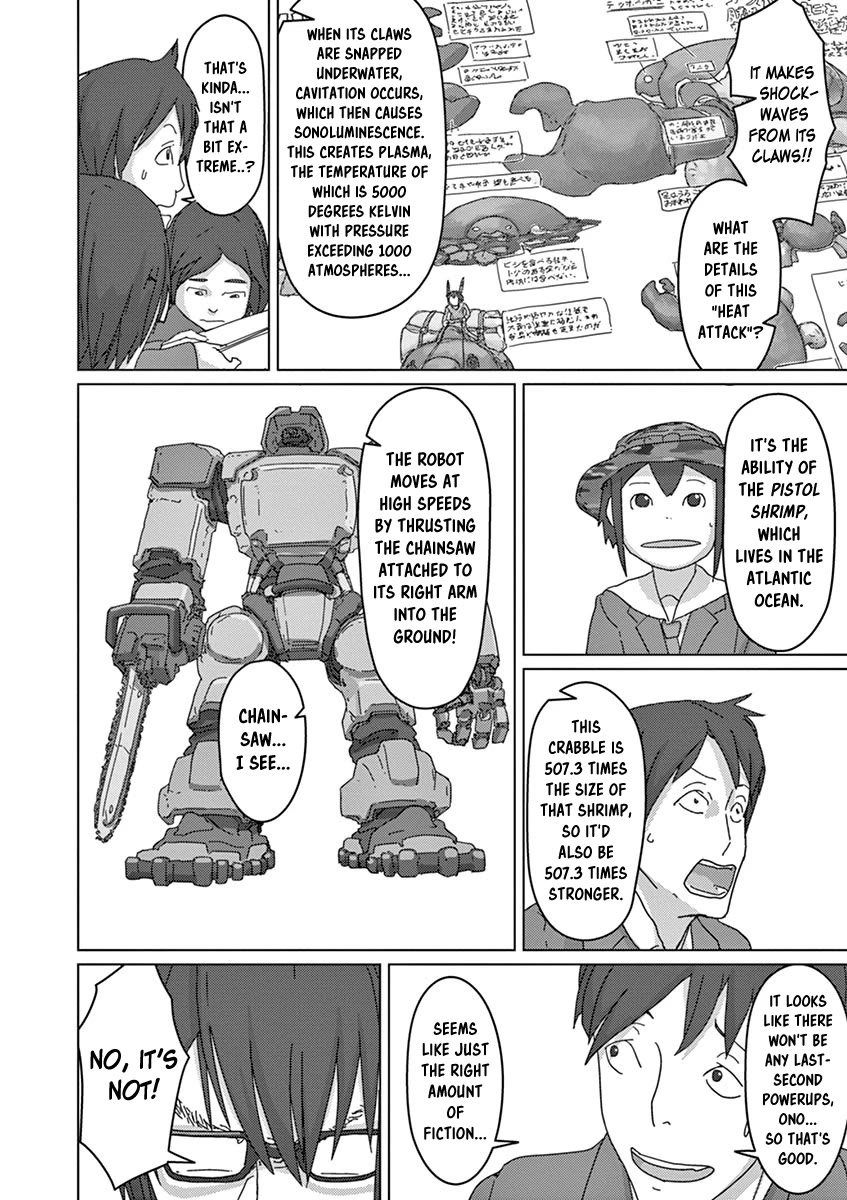 Eizouken ni wa Te wo Dasu na! Chapter 10 page 8 - Chapter 10: Construction Of A Realistic Giant Fighting Robot!!