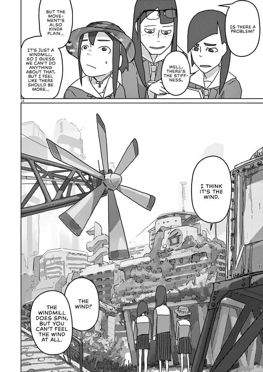 Eizouken ni wa Te wo Dasu na! Chapter 3 page 14 - Chapter 3: Unpaid Labor! Flipbook Animation Sweatshop