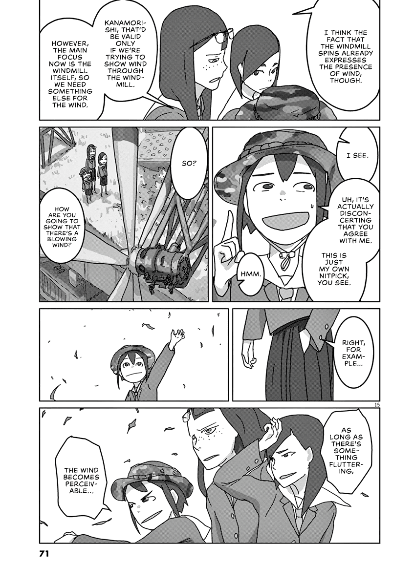 Eizouken ni wa Te wo Dasu na! Chapter 3 page 15 - Chapter 3: Unpaid Labor! Flipbook Animation Sweatshop