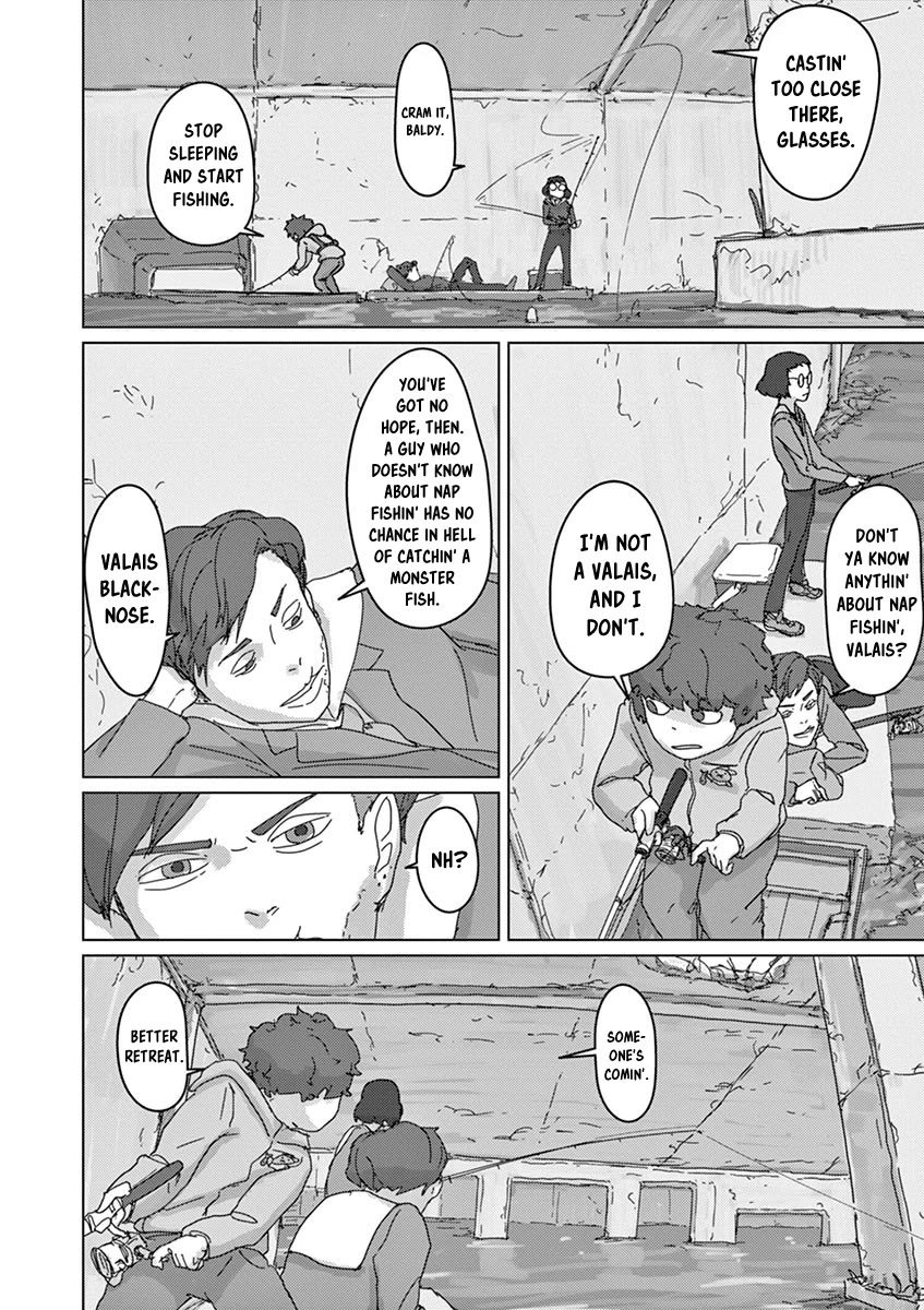 Eizouken ni wa Te wo Dasu na! Chapter 32 page 10 - Chapter 32: Kappa Truly Exist! Kappa VS Monster Fish!